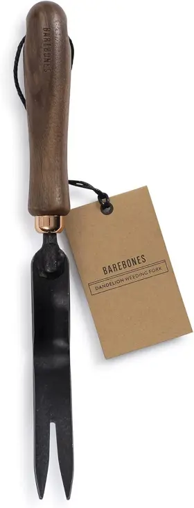 Gdn-093 Barebones Dandelion Weeding Fork - Walnut/black