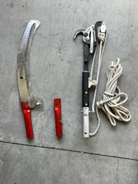 Z555p2 Barnel Pole With Pruner Tool Head And Saw Blades #3