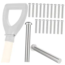 Shovel-rivets-20p Bayitoo 20 Pcs Rivets For Spade Handle 304 Stainless Steel 50x6mm Half Round Head