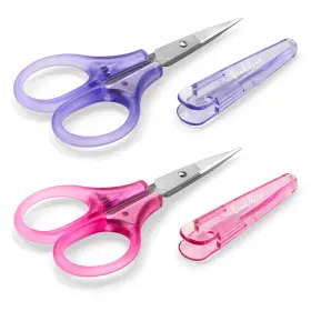 Beaditive 695924848342 Mini Craft Scissors Set 2-pc - Portable 3.25 Inch Small Detail