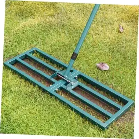 Rake001 Beeowner Lawn Leveling Rake Heavy Duty Stainless Steel Tool 30 Inch X10 Medium