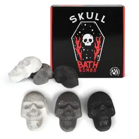 Fjfiejfok1148 Bell Book And Candle Skull Bath Bomb Set - Scented 6 Pack Spooky Valentines Day Gifts Decor
