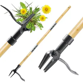 Wt-us2 Bellajoyz Weeder - The Original Stand Up Weed Puller Tool Made With Long Handle Real