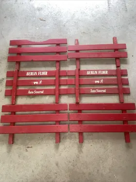 Hcm-310 Berlin Flyer Classic Wagon - Handmade Wood Side Rails Made In The Usa