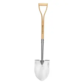 Berry&bird 783911714975 Shovels For Digging 43 Round Spade Heavy Duty Shovel With Wooden D Handle