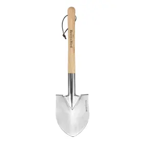 Berry&bird 783911714982 Short Hand Shovel 19.8 Digging Trowel For Gardening With Wood H