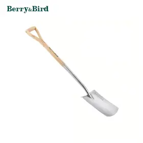 Berry&bird 975270302052 43ftft Garden Digging Spade Square Border With D-grip Handle