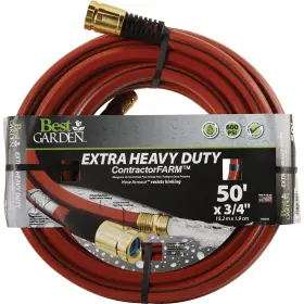 Dbelcf34050 Best Garden 3/4 Inch Dia. X 50 Ft. L. Drinking Water Safe Contractor Hose