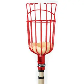 M3m4t2na Best Garden Flagline Fruit Picker Basket Tool With Telescoping Handle Easy And Safe 9 Ft