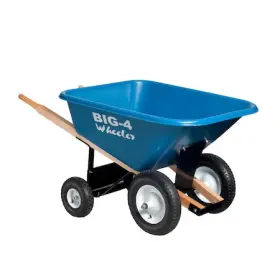 B4w-8 Big 4 Wheeler Wheelbarrow Heavy Duty 8 Cu. Ft
