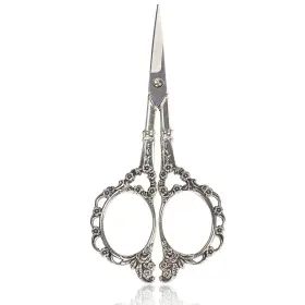 Bihrtc-1 Bihrtc 603149312593 Vintage European Style Plum Blossom Scissors For 4.5 Inch Silver