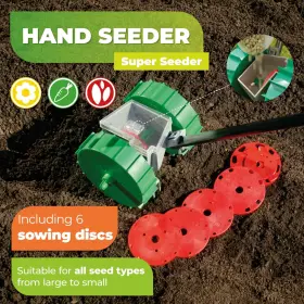 Bio Green 055320010050 Ergonomic Hand Seeder Super Incl. 6 Sowing Discs Abs Plastic And Uv- #3