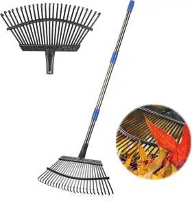 Bird Twig 313053959912 Garden Rake For Leaves Leaf Rakes Heavy Duty Yard Lawn Shrub Grass Mulch 1