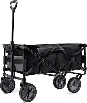Bdstctbk01 Black Decker Utility Wagon Folding Or Collapsible -