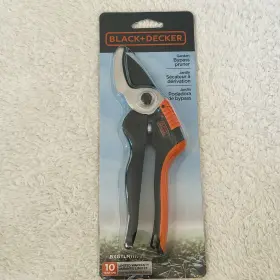 Bxgtlm11 Black Decker Garden Bypass Pruner - Heavy-duty Gardening Shears