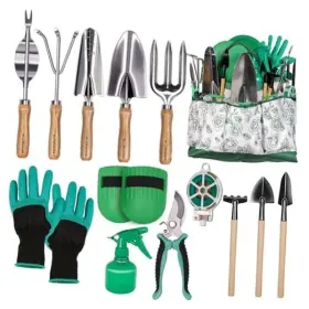 Bm-gh1002-j Bluemars Gardening Hand Tool Kit 14pcs Heavy Duty Stainless Steel Garden