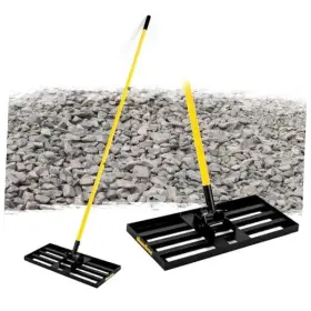 Llr-001-30 Blumetrec Lawn Leveling Rake 30 Inch X10 Heavy Duty Sand Tool With 7ft