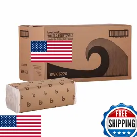 B004ehz8gg Boardwalk C-fold Paper Hand Towels 1-ply 11.44x10 200 Sheets Bathroom