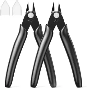 43398-5857 Boenfu Bf-170 Micro Wire Cutter 5 Inches Pack Of 2 Black