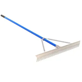 36-tine Bon Tool 14-673 Professional Landscape Rake 72 Inch Asphalt Aluminum Tine