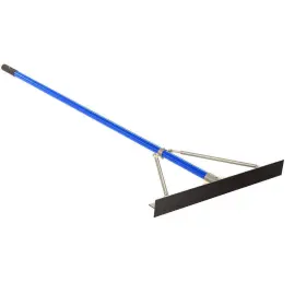 22-241 Bon Tool Asphalt Lute Rake 30 Inch Aluminum Head With Snap Handle Lightweight Durable