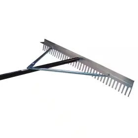 Bon Tool 313095426427 72 Inch Aluminum Handle 24 Yard Prep Landscape Rake