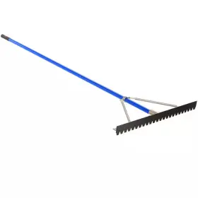 Bon Tool 313106224240 8 Ft. Aluminum Handle 36 Inch Blunt Tooth Asphalt Lute Rake