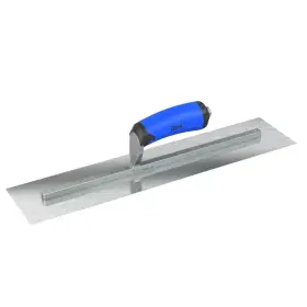 67-316 Bon Tool New 20 Inch X5 Razor Stainless Steel Square End Finish Trowel With Comfort Wave Handle