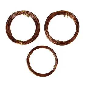 Bon-0295 Boncas Quality Bronze Long Lasting Bonsai Training Wire Set Of 3 Sizes