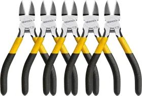 Boosden 786562943220 5 Inch Wire Cutters Pack Precision - Yellow And Black