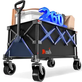 Boss-80 Bossicar Collapsible Folding Wagon Outdoor Utility Grocery Large Cart H