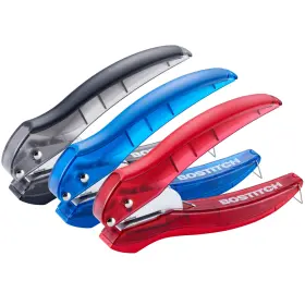B0dng9xhj3 Bostitch Ez Squeeze Single Hole Punch 3-pack 10-sheet Capacity Id Card