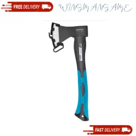 T06-15in Brabded Axe Hatchet 15ftft For Wood Chopping Camping Splitting Forged Carbon With Sheath