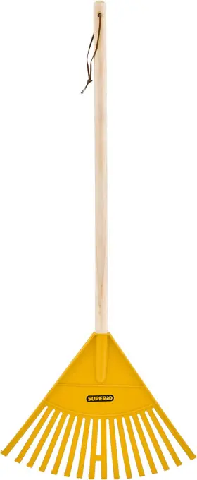 Brand 445057888844 Gardening Tools Outdoor Rakes For Lawns Heavy Duty Wood Handle Cleaning Yard Too