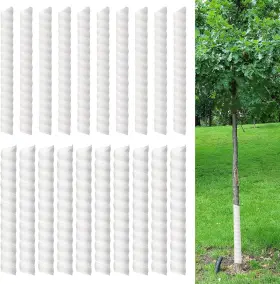 Smbhq20 Brand Aukney 20 Pcs Tree Trunk Protector-2 Size Plastic Spiral Guard