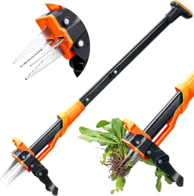 Brand Crywag Wpt-1 Stand Up Weed Puller With 4 Claw Steel Head 39 46 Inch