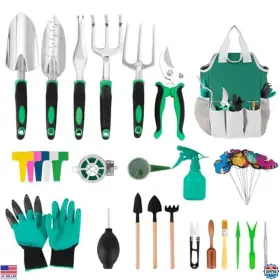 Shan-0001 Brand Shanxigm 9-piece Garden Tool Set With Heavy-duty Aluminum Tools Gloves And Watering Can