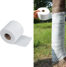 Zc018 Brand Sozize 115ft Tree Protector Wraps Breathable Trunk Bandage Cover White-115ft