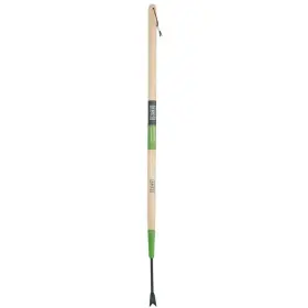 2942100 Branded 36 Inch Wood Long Handle Forged Dandelion Two-handed Garden Weeder Very Nice