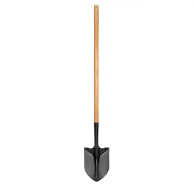 Branded 445045650613 43.3 Inch L Wood Handle Digging Carbon Steel Shovel Free Shipping