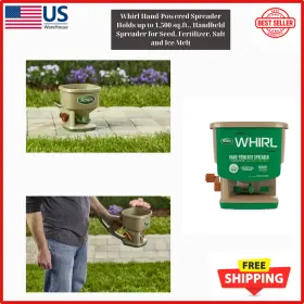 71060c Branded Scotts Whirl Hand-powered Spreader Holds Up To 1 500 Sq.ft. Handheld