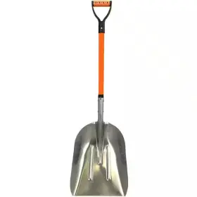 Branded 810065961341 48 Inch L Durable Fiberglass Handle Large Head Aluminum Scoop Shovel Ashman Snow