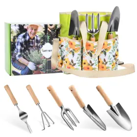 Uk-gdts-01a Brikabia Gardening Tools Set Gifts For Men Fathers Day Heavy Duty Garden H
