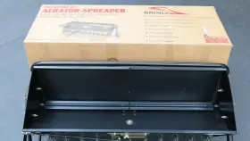 As-402 Brinkly Brinly Aerator Lawn Fertilizer Spreader Black #3