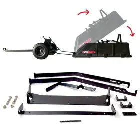 Fdk-10bh Brinly-hardy The Roger 180-degree Full Dump Kit For 10 Cu. Ft.poly Carts
