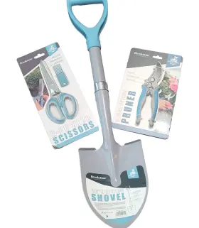 Brookstone 445048364333 Dipping Shovel 26 Inch Carbon Steel Blade Powder Coated Handle Herb Scissors Prune