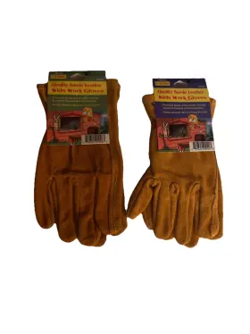 5013 Browning Justforkids Kids Genuine Leather Garden Work Gloves Ages 4-6 And 7-9