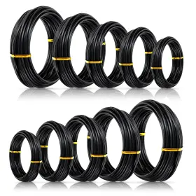 F3pi64ra Bruislard 10 Rolls Bonsai Training Wire Aluminum 5 Sizes Starter Set