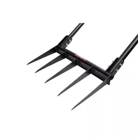 Bully Tools 313024091092 Broadfork Cultivating Tool Heavy Duty Fiberglass Handle Steel Tine 54.5 Inch #2