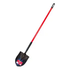 62515 Bully Tools Round Point Shovel 14 Ga. Steel Blade 60 In L Fiberglass